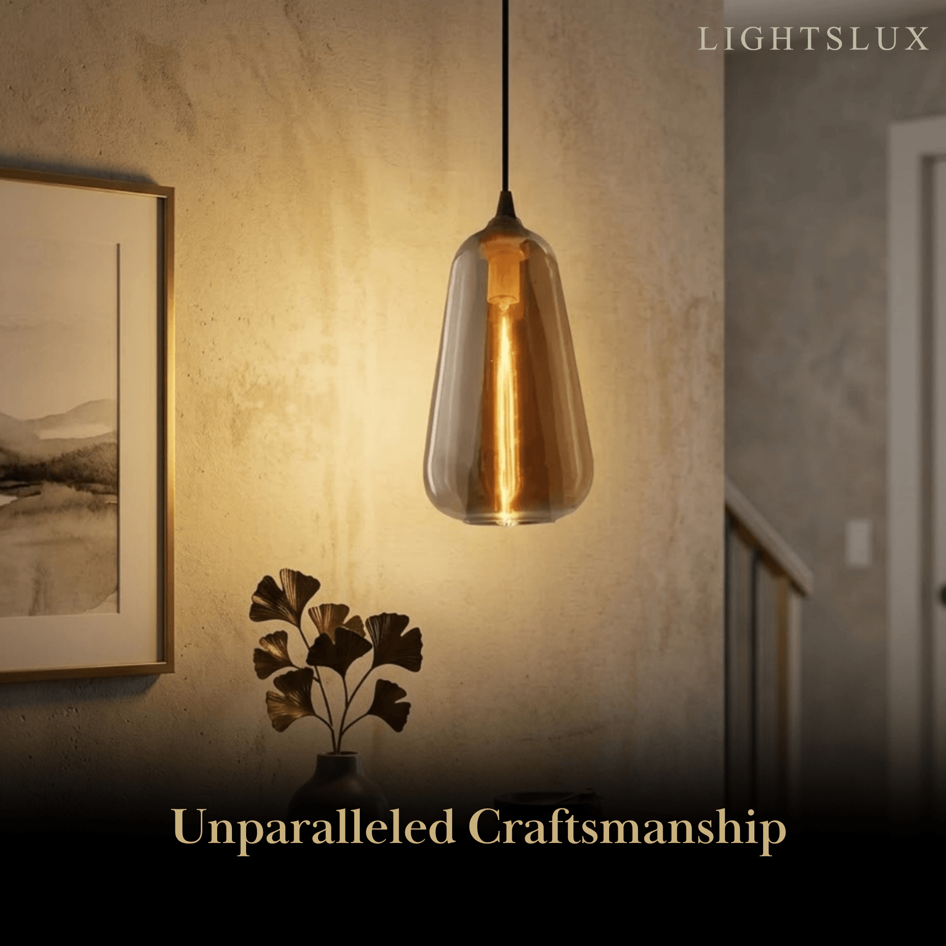 Modern_Amber_Glass_Pendant_Light