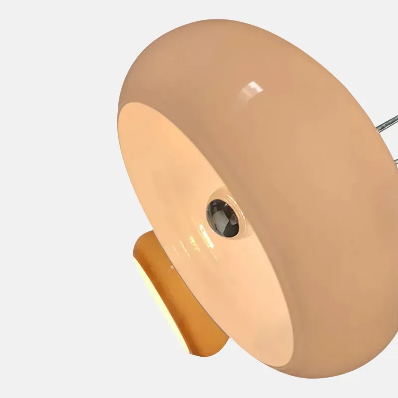 Modern Pendant Light White Glass Details