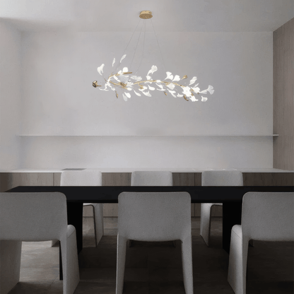 Art Deco Gold  Chandelier