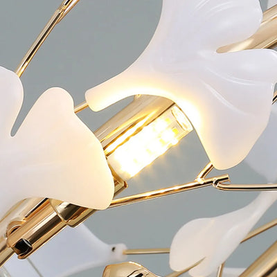 Chandelier - Gold Ceramic/Metal