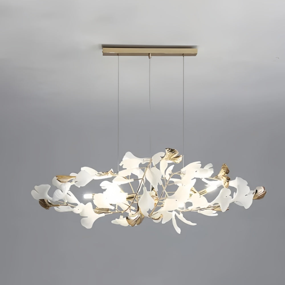 Excelis Art Deco Chandelier – Ceramic Design for Dining Room