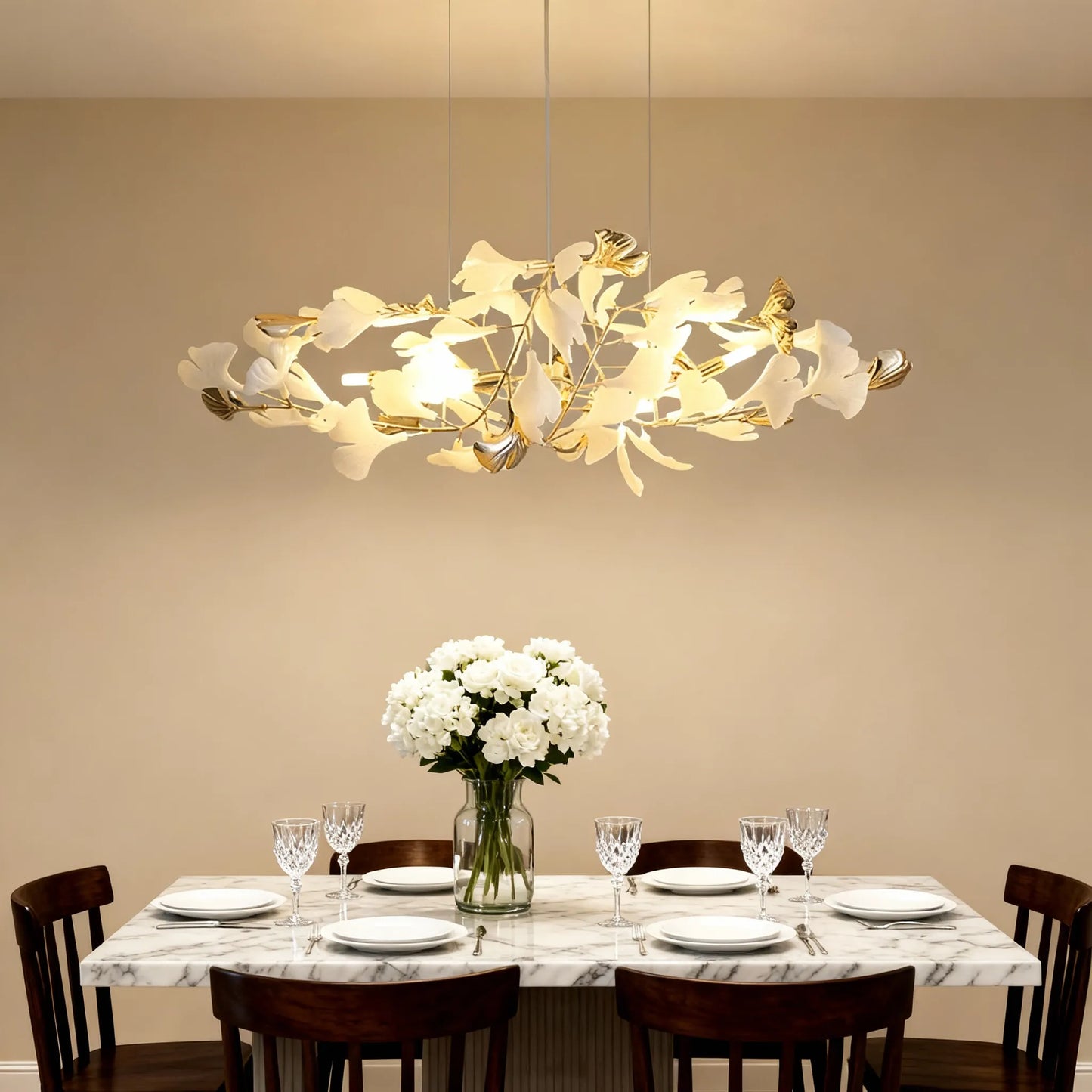 Art Deco Chandelier – Ceramic