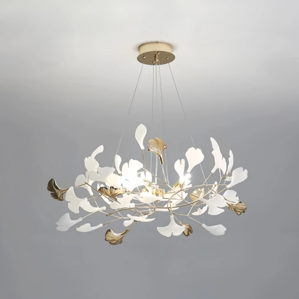 Excelis Art Deco Chandelier – Ceramic Design for Dining Room