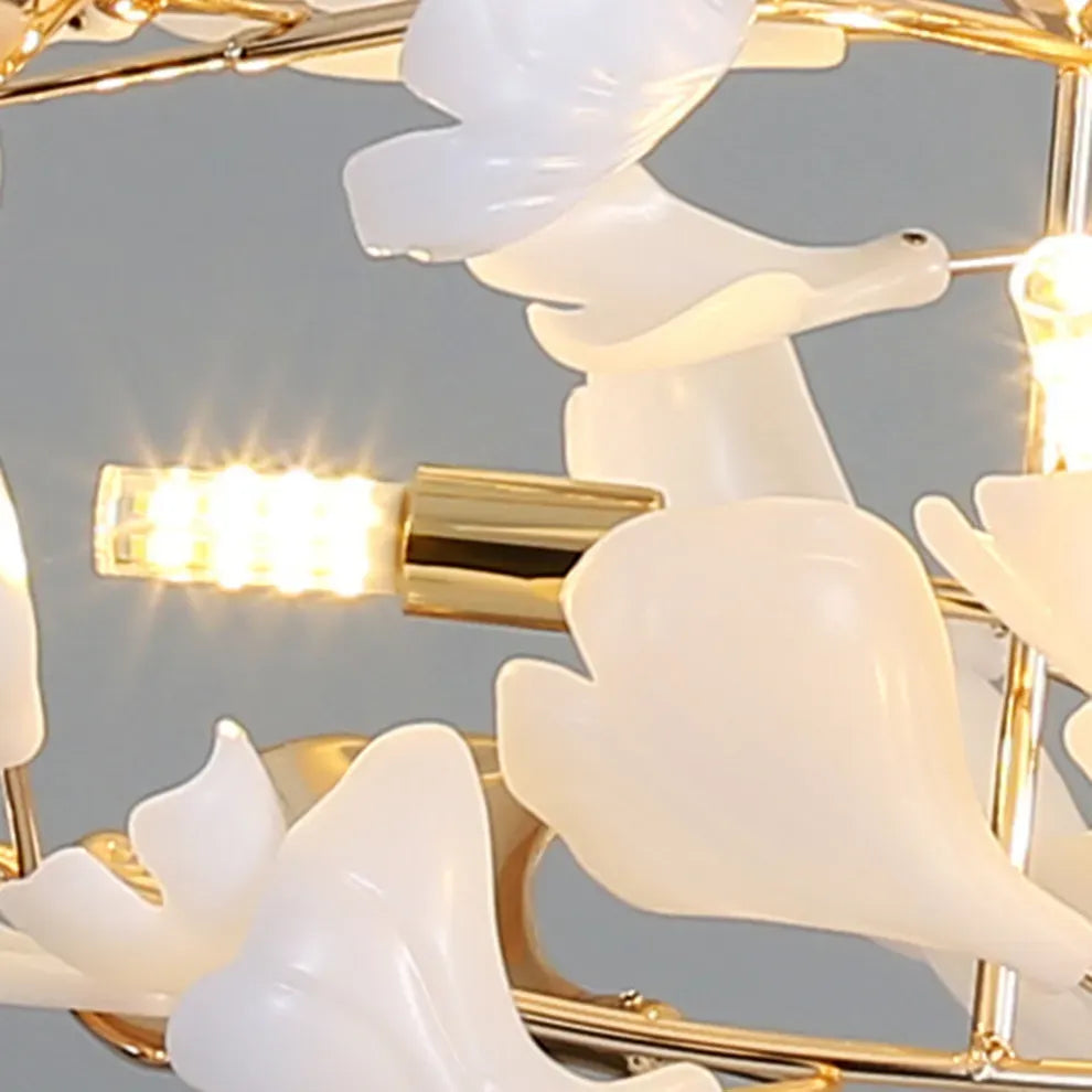 Art Deco Chandelier – Ceramic Design for Dining Room