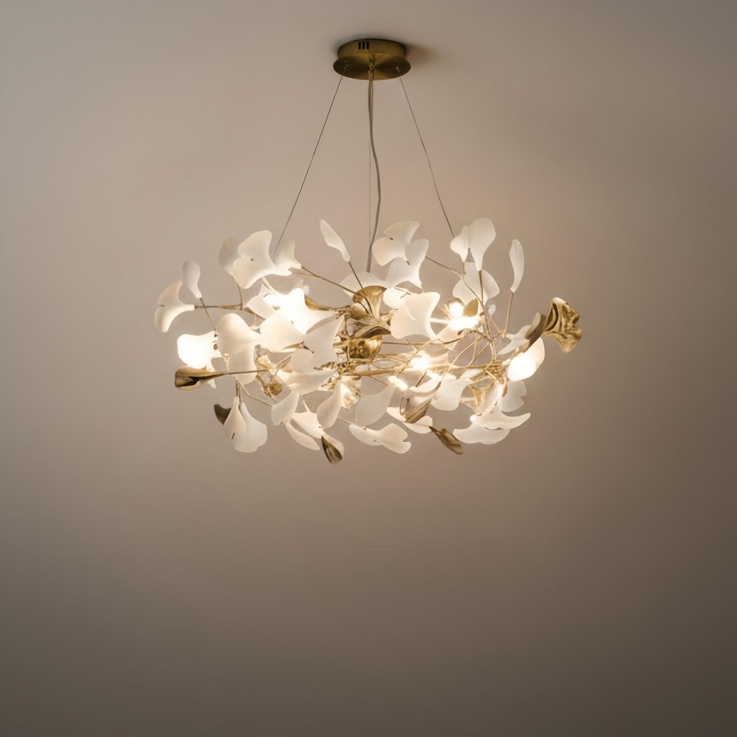 ALS241 Excelis Art Deco Chandelier – Ceramic Design for Dining Room