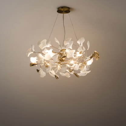 ALS241 Excelis Art Deco Chandelier – Ceramic Design for Dining Room