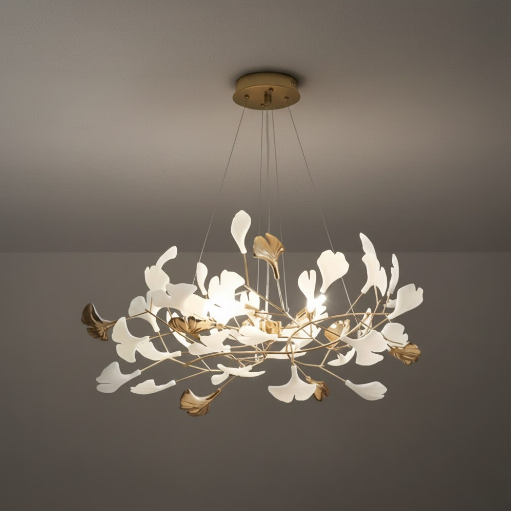 ALS241 Excelis Art Deco Chandelier – Ceramic Design for Dining Room