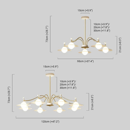 Modern Crystal Chandelier Dimensions