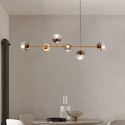 Modern Gold Bubble Chandelier