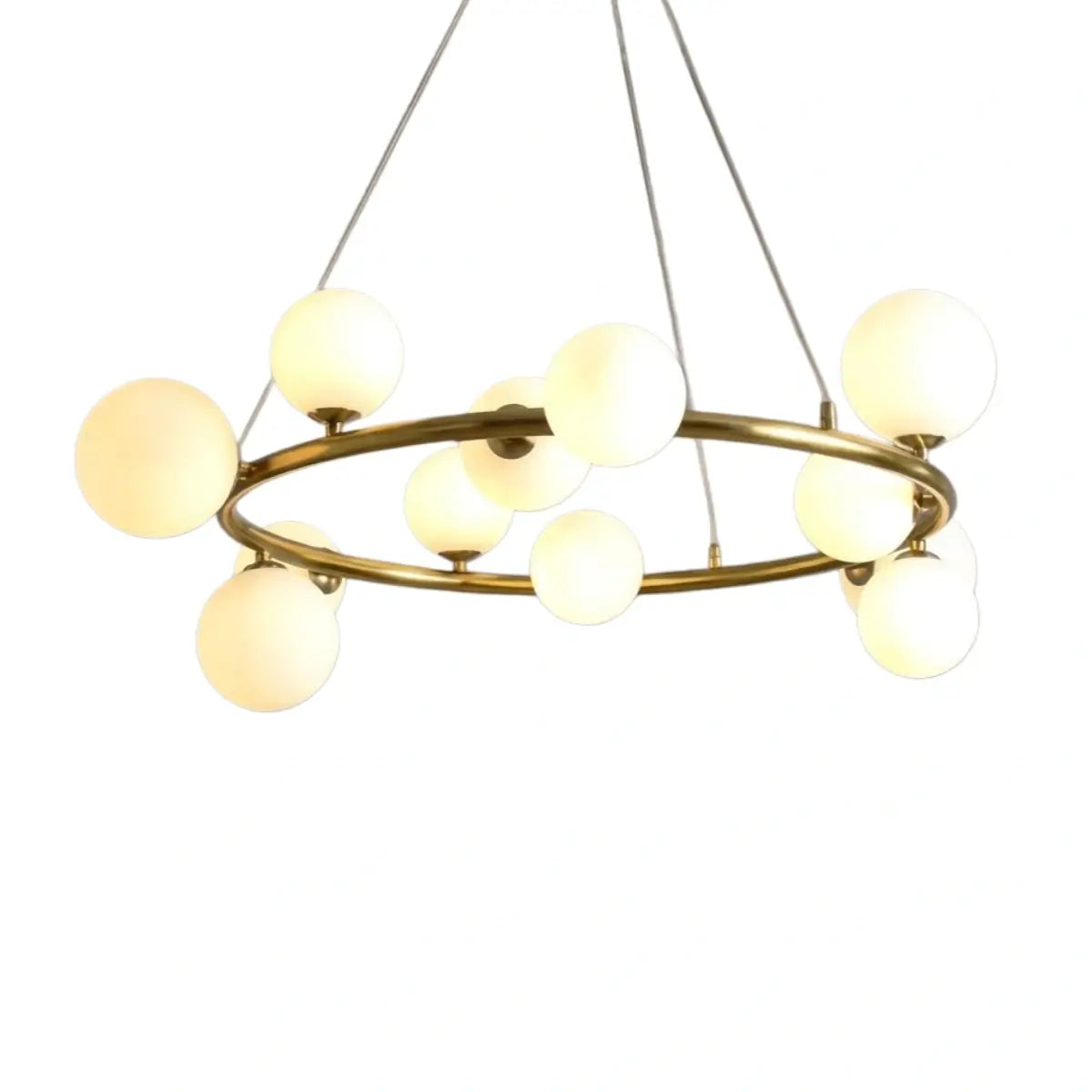 Chandelier - Metal Frame with Bubble Design for Living Room