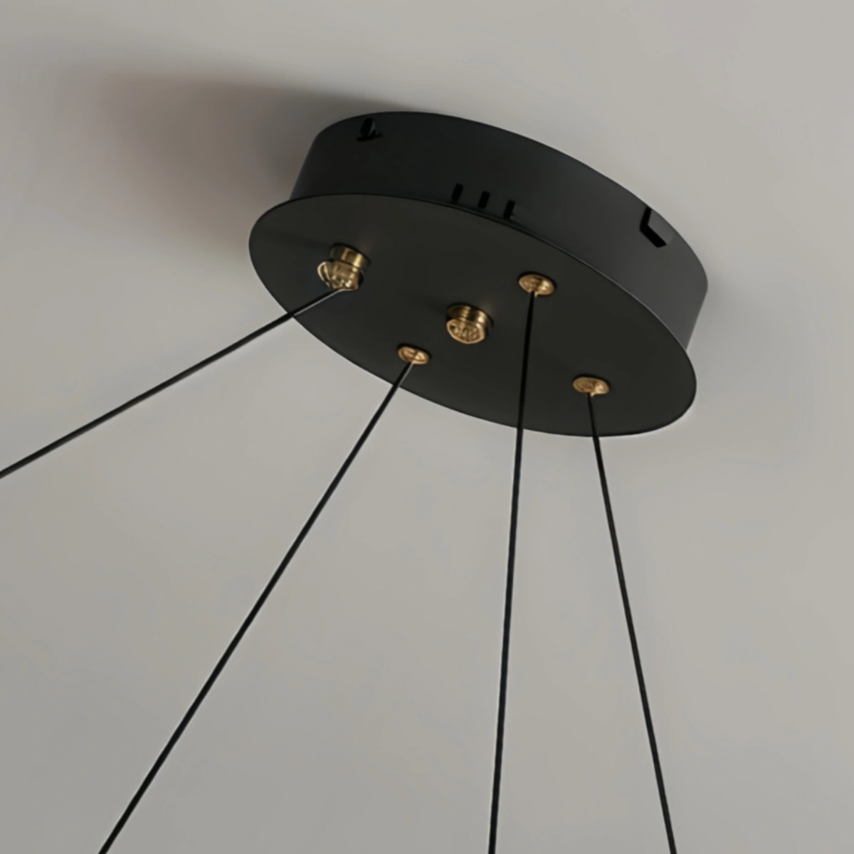 Nebula Art Deco Gold Chandelier
