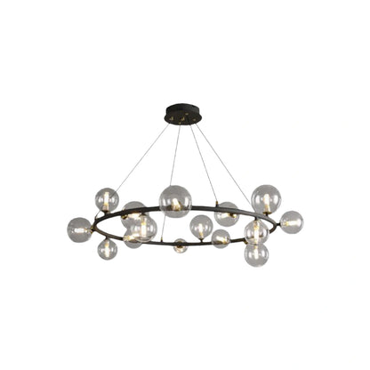 Chandelier - Metal Frame with Bubble Design for Living Room
