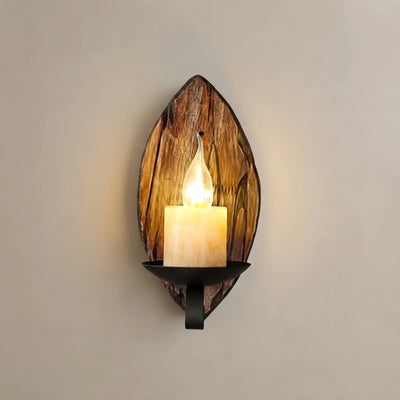  Wall Lamp – Conical Burlywood Shade for Dining Room