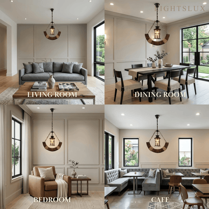 Vintage Lantern Pendant Light