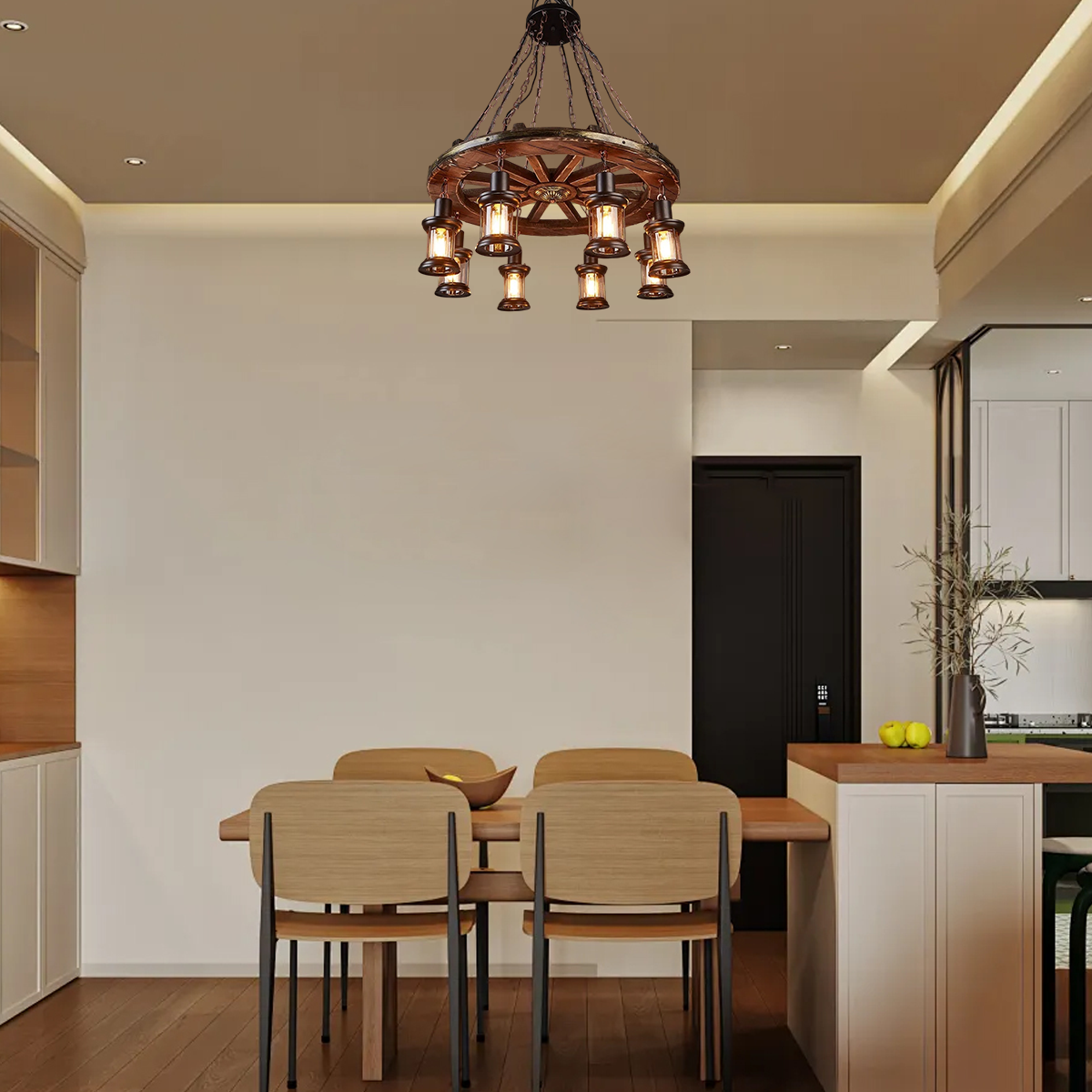 Vintage Rudder Pendant Light 