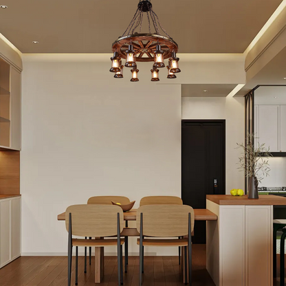 Vintage Rudder Pendant Light 