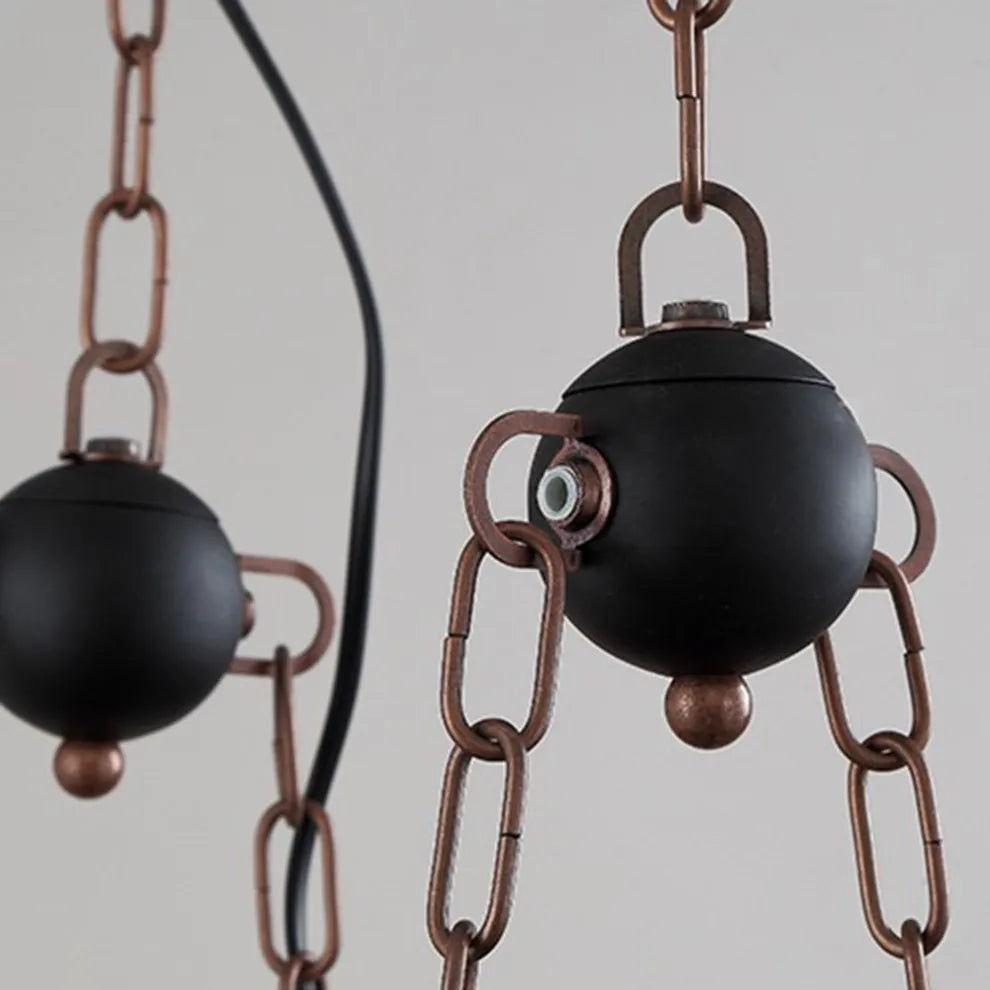  Pendant Light – Wood & Metal