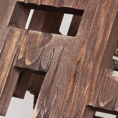 Zenno Rustic Wood Pendant Light