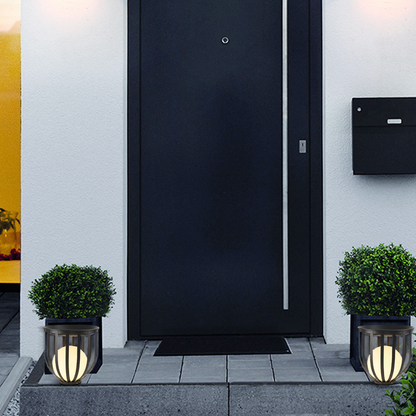 Modern Black Outdoor Path Lamp 