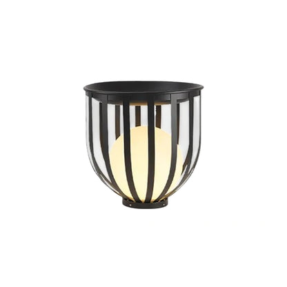 Modern Black Outdoor Path Lamp 