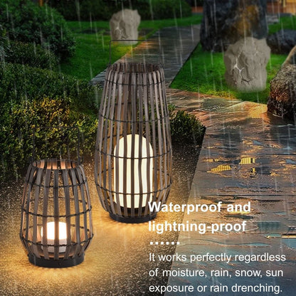 Modern Wooden Path Lamp 