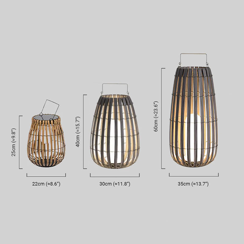 Modern Wooden Path Lamp