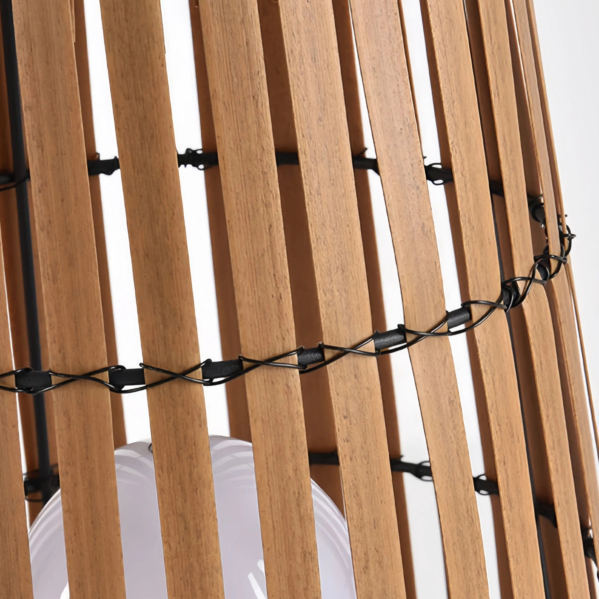 Bamburo Modern Wooden Path Lamp