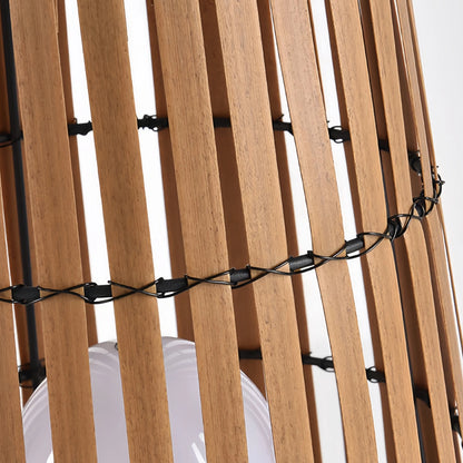 Bamburo Modern Wooden Path Lamp