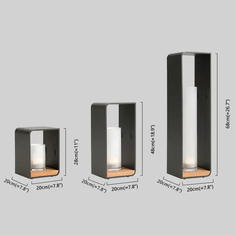 Irondale Modern Solar Pathway Light – IP65 Waterproof Candle-Style Garden