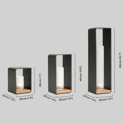 Irondale Modern Solar Pathway Light – IP65 Waterproof Candle-Style Garden