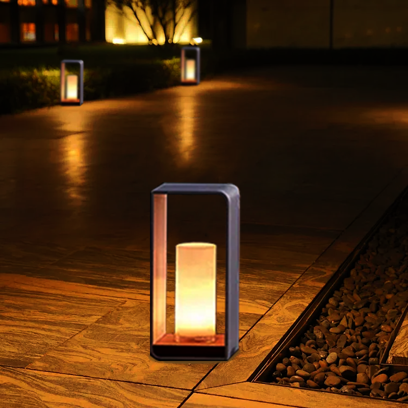 Modern Black Outdoor Lamp Outdoor Garden Path