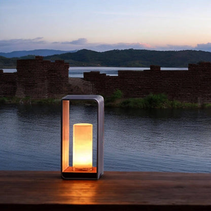Modern Black Outdoor Lamp Outdoor Scenery Area