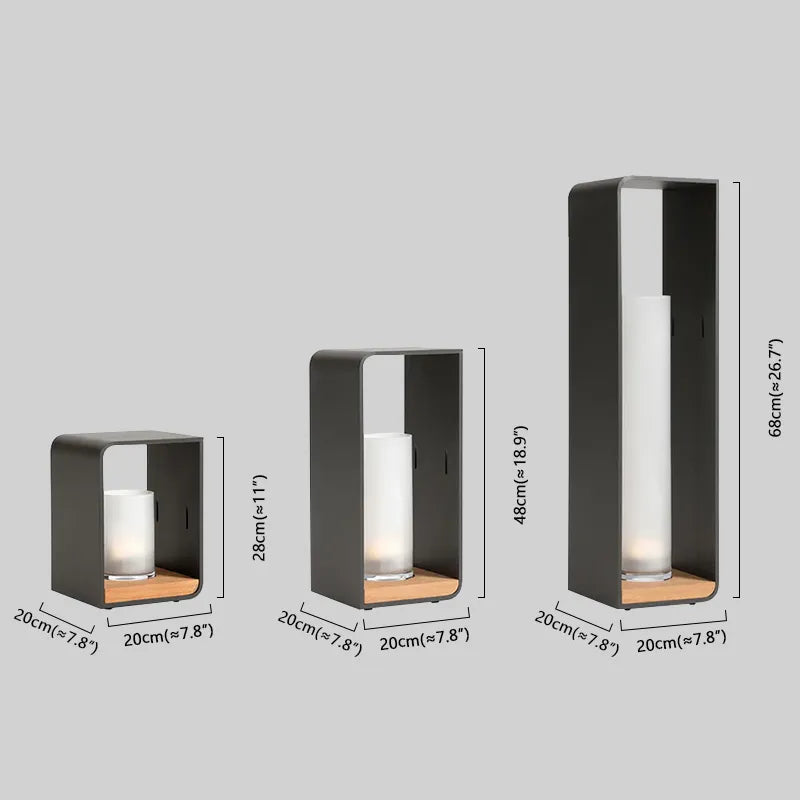 Modern Pathway Light – IP65 Waterproof Size