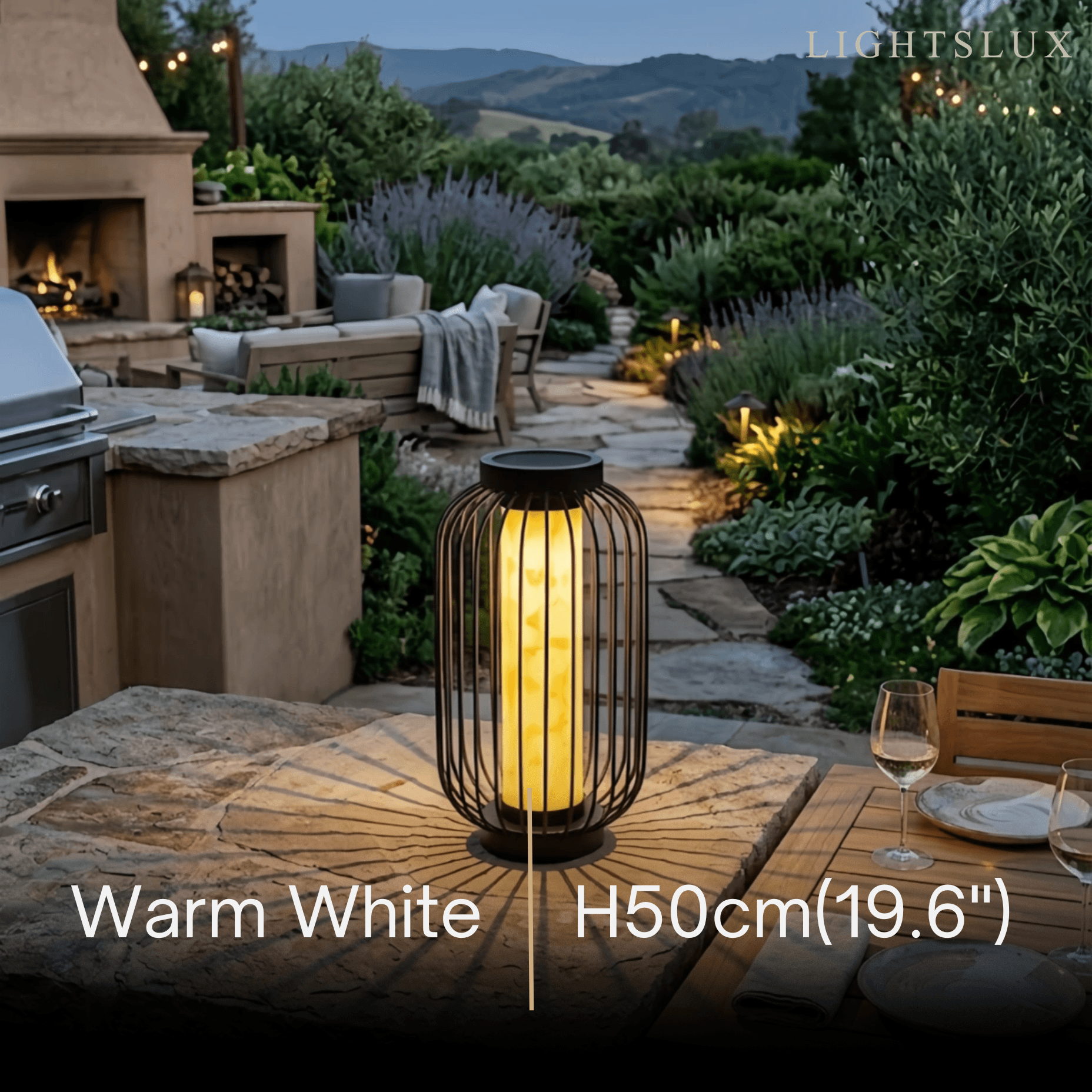 Lunara Modern Solar Floor Lamp