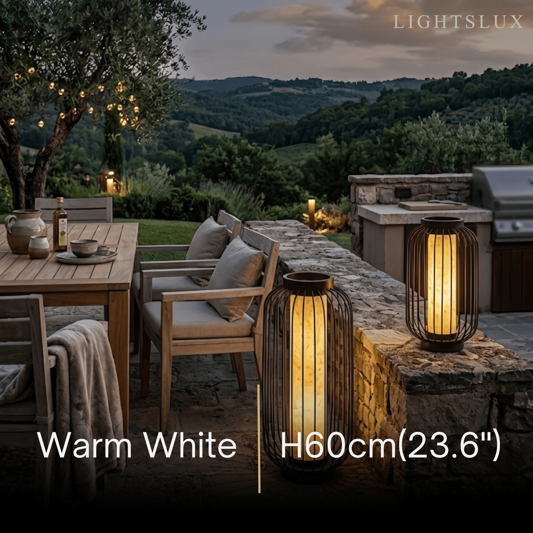 Lunara Modern Solar Floor Lamp