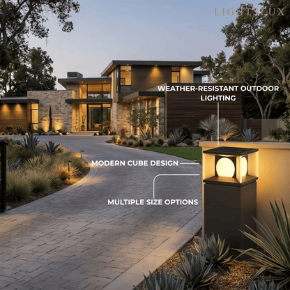 Arcato Modern Rectangular Pillar Light