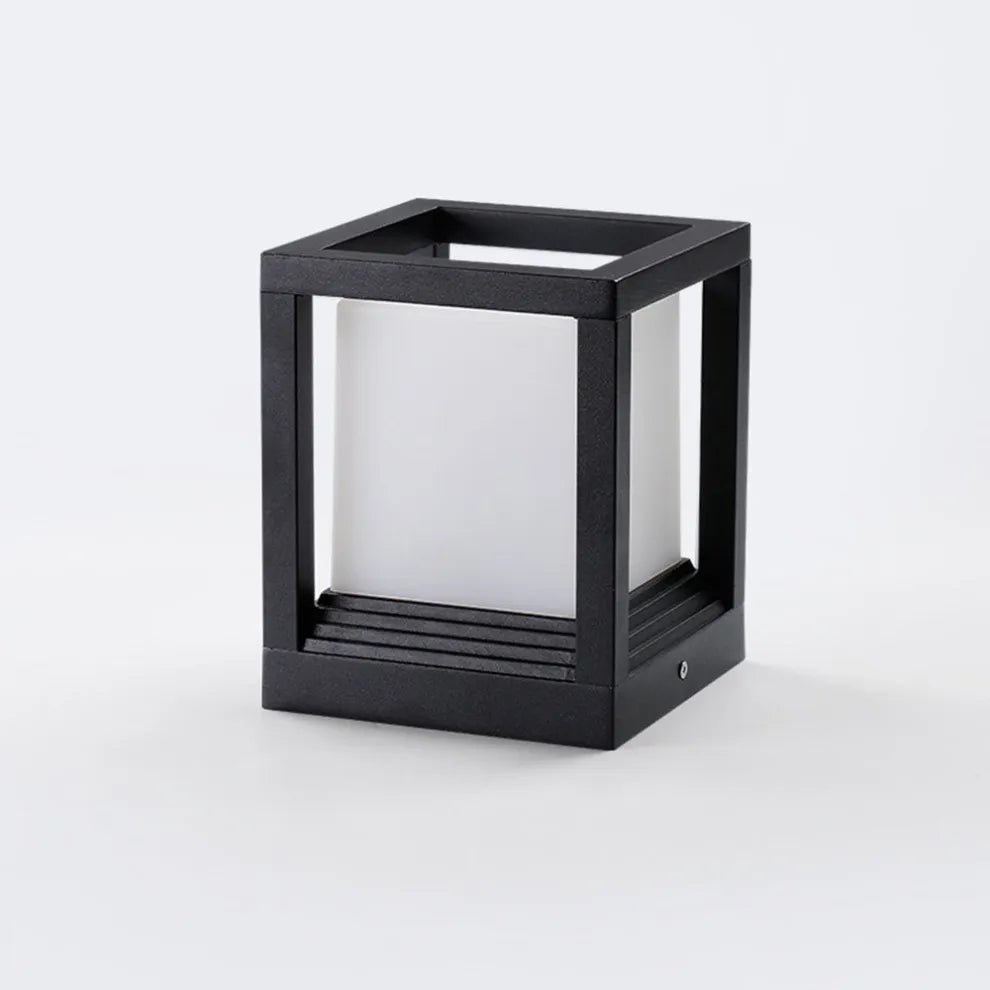 Arcato Modern Square Outdoor Pillar Light