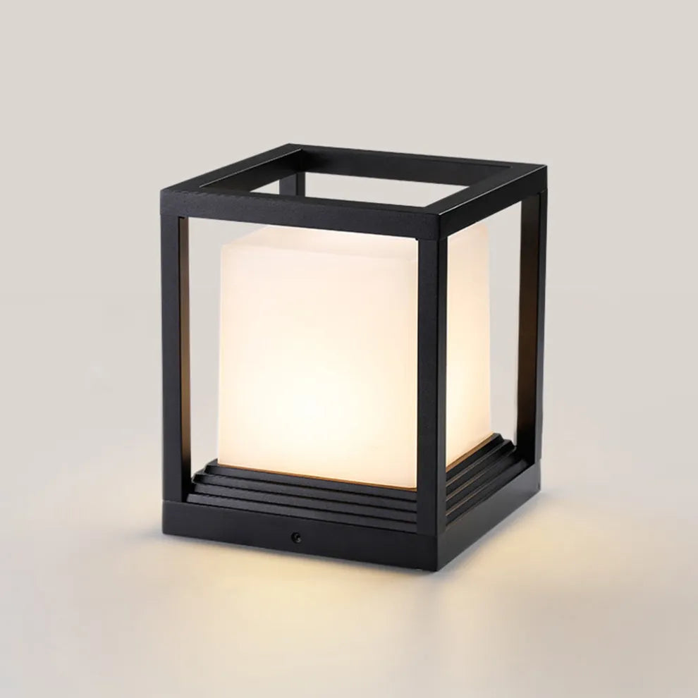 Arcato Modern Square Outdoor Pillar Light