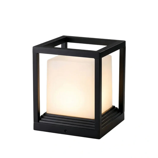 Arcato Modern Square Outdoor Pillar Light