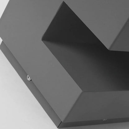 Arcato Modern Square Outdoor Pillar Light 