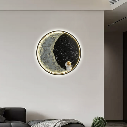  Art Deco Metal Indoor Wall Light for Living Room