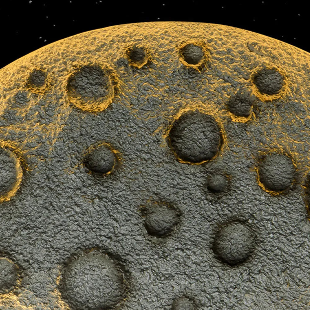 Art Deco Metal Indoor Wall Light - Astronaut Moon