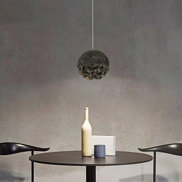 Art Deco Bronze Pendant Light - Resin