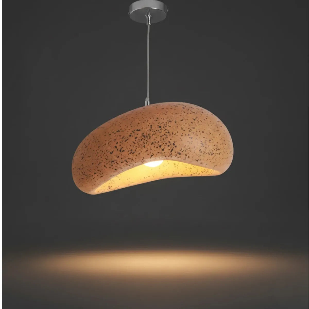 Bread-Shaped Pendant Light – Resin/Acrylic in 4 Colors for Dining Room