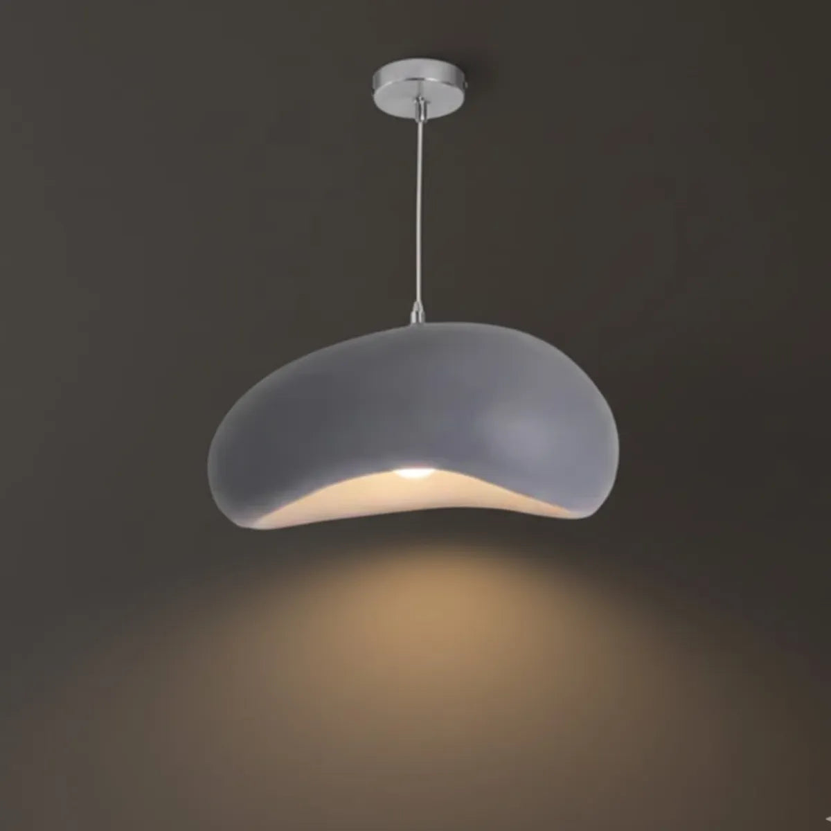 Bread-Shaped Pendant Light – Resin/Acrylic in 4 Colors for Dining Room