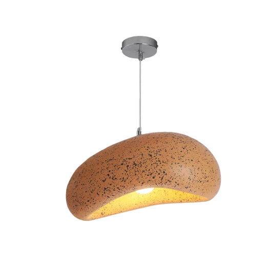 Morandia Modern Bread-Shaped Pendant Light – Resin/Acrylic in 4 Colors for Dining Room