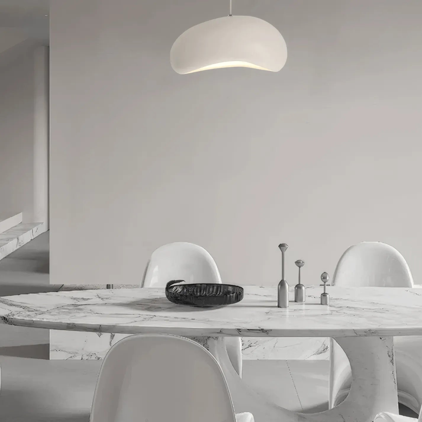 Modern Bread-Shaped Pendant Light