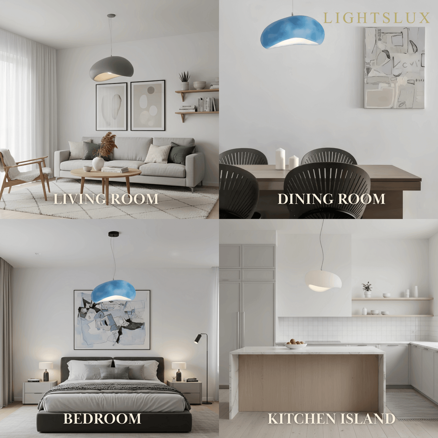 Morandia Modern Bread-Shaped Pendant Light