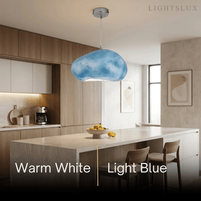 Morandia Art Deco Blue Pendant Light