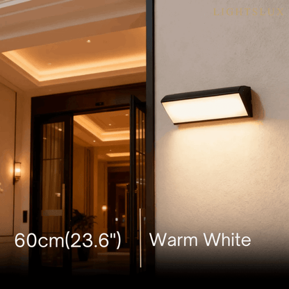 Arcato Minimalist Outdoor Wall Lamp - Light for Courtyard